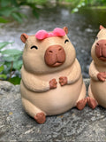 Chubby Capybara Desk Container "His & Hers" Couples Bundle