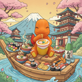 Cute Ramen Dragon Figurine