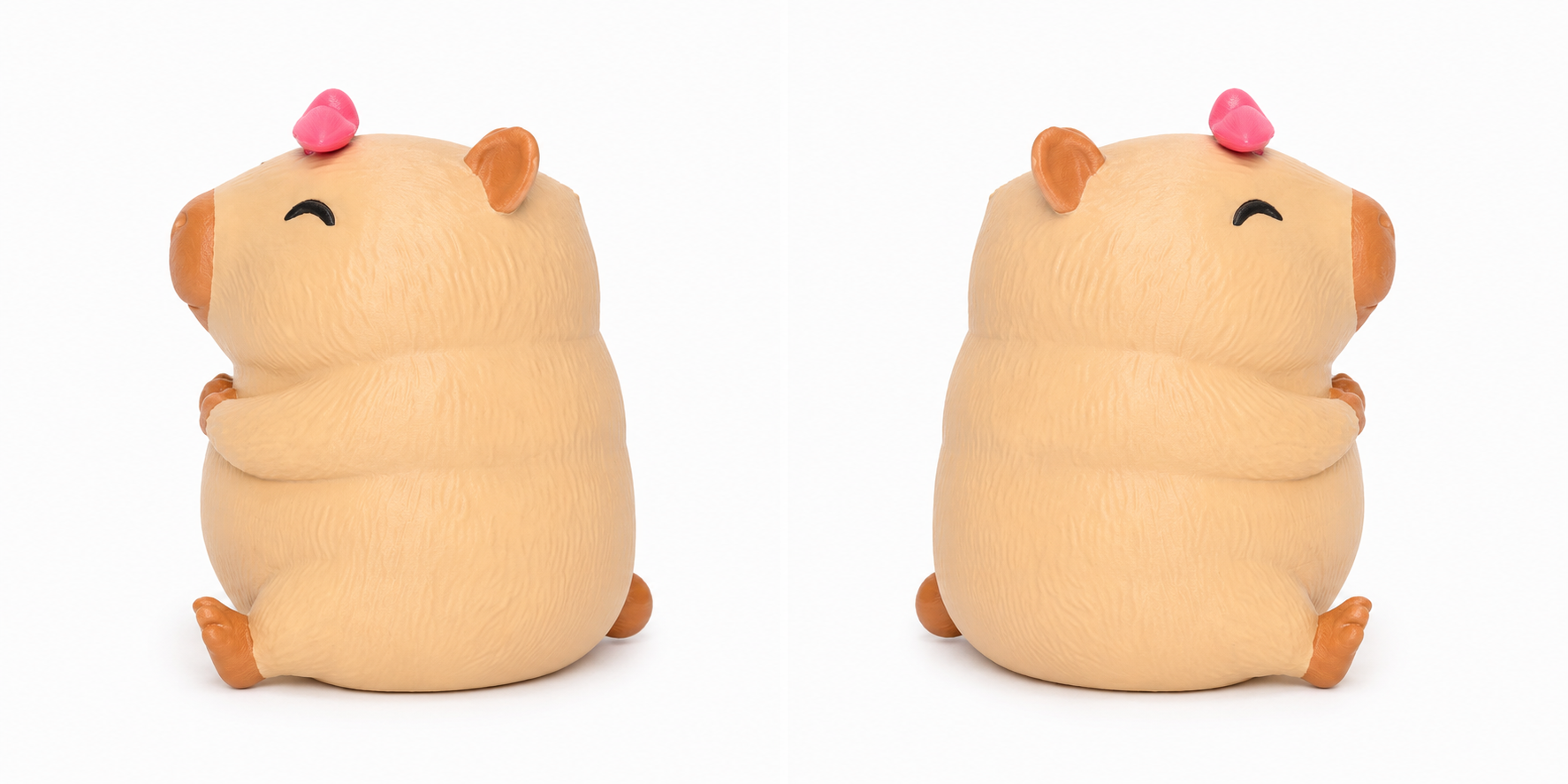 Chubby Capybara Desk Container "His & Hers" Couples Bundle